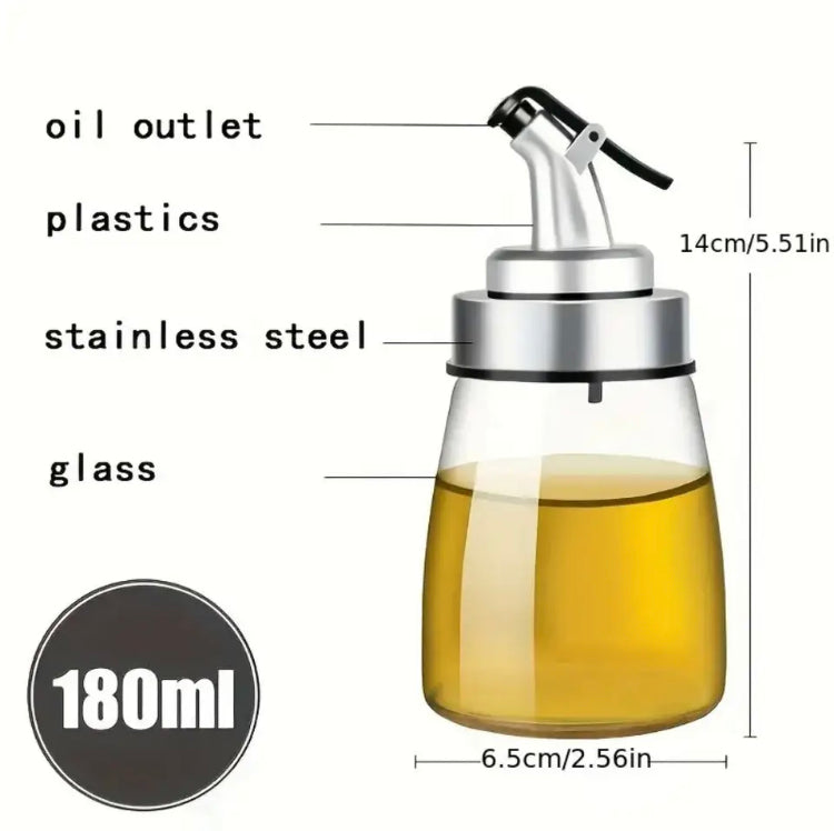 180ml Leakproof Oil Bottle, Oil Dispenser Bottle, Kitchen Seasoning Oil Bottle 180ml Leakproof Oil Bottle, Oil Dispenser Bottle, Kitchen Seasoning Oil Bottle